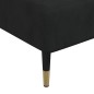 vidaXL Schlafsofa in L-Form Schwarz 279x140x70 cm Samt vidaXL Schlafsofa in L-Form Schwarz 279x140x70 cm Samt
