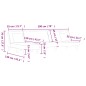 vidaXL Schlafsofa in L-Form Hellgrau 255x140x70 cm Stoff vidaXL Schlafsofa in L-Form Hellgrau 255x140x70 cm Stoff