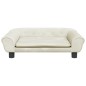 vidaXL Kindersofa Creme 70x45x26 cm Samt vidaXL Kindersofa Creme 70x45x26 cm Samt