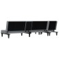 vidaXL Schlafsofa in L-Form Hellgrau 255x140x70 cm Stoff vidaXL Schlafsofa in L-Form Hellgrau 255x140x70 cm Stoff