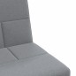 vidaXL Schlafsofa in L-Form Hellgrau 255x140x70 cm Stoff vidaXL Schlafsofa in L-Form Hellgrau 255x140x70 cm Stoff