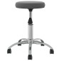 vidaXL Massagehocker Samt Dunkelgrau vidaXL Massagehocker Samt Dunkelgrau