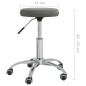 vidaXL Massagehocker Samt Dunkelgrau vidaXL Massagehocker Samt Dunkelgrau