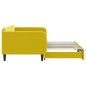 vidaXL Tagesbett Ausziehbar Gelb 100x200 cm Samt vidaXL Tagesbett Ausziehbar Gelb 100x200 cm Samt
