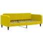 vidaXL Tagesbett Ausziehbar Gelb 100x200 cm Samt vidaXL Tagesbett Ausziehbar Gelb 100x200 cm Samt