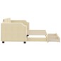vidaXL Tagesbett Ausziehbar mit Schubladen Creme 80x200 cm Stoff vidaXL Tagesbett Ausziehbar mit Schubladen Creme 80x200 cm Stoff
