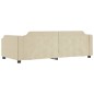 vidaXL Tagesbett Ausziehbar mit Schubladen Creme 80x200 cm Stoff vidaXL Tagesbett Ausziehbar mit Schubladen Creme 80x200 cm Stoff