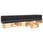 vidaXL 4-tlg. Paletten-Lounge-Set Honigbraun Imprägniertes Kiefernholz vidaXL 4-tlg. Paletten-Lounge-Set Honigbraun Imprägniertes Kiefernholz