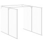 vidaXL Hundehütte mit Auslauf Anthrazit 165x1067x181 cm Stahl Verzinkt vidaXL Hundehütte mit Auslauf Anthrazit 165x1067x181 cm Stahl Verzinkt