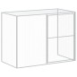 vidaXL Hundehütte mit Auslauf Anthrazit 214x1069x181 cm Stahl Verzinkt vidaXL Hundehütte mit Auslauf Anthrazit 214x1069x181 cm Stahl Verzinkt