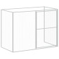 vidaXL Hundehütte mit Auslauf Anthrazit 214x1069x181 cm Stahl Verzinkt vidaXL Hundehütte mit Auslauf Anthrazit 214x1069x181 cm Stahl Verzinkt