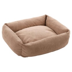 FLAMINGO Hundebett mit Reißverschluss Colette Rechteckig 50 cm Taupe