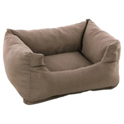 FLAMINGO Hundebett mit Reißverschluss Panama 50x40x18 cm Taupe