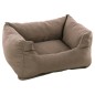 FLAMINGO Hundebett mit Reißverschluss Panama 50x40x18 cm Taupe FLAMINGO Hundebett mit Reißverschluss Panama 50x40x18 cm Taupe