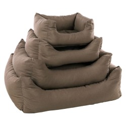 FLAMINGO Hundebett mit Reißverschluss Panama 50x40x18 cm Taupe