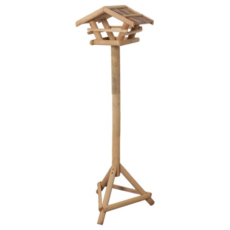 FLAMINGO Vogel-Futterhaus mit Ständer Lucar 38x28x125 cm Natur