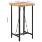 vidaXL Bartisch 55x55x107 cm Massivholz Mango und Eisen vidaXL Bartisch 55x55x107 cm Massivholz Mango und Eisen