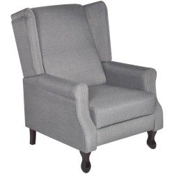 vidaXL Sessel Grau Stoff 