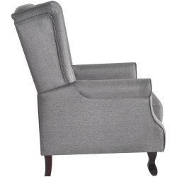 vidaXL Sessel Grau Stoff 