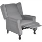 vidaXL Sessel Grau Stoff vidaXL Sessel Grau Stoff