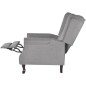 vidaXL Sessel Grau Stoff vidaXL Sessel Grau Stoff