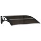 vidaXL Türvordach Schwarz 80x75 cm Polycarbonat vidaXL Türvordach Schwarz 80x75 cm Polycarbonat