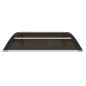 vidaXL Türvordach Schwarz 80x75 cm Polycarbonat vidaXL Türvordach Schwarz 80x75 cm Polycarbonat