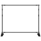 vidaXL Hintergrundstativ Schwarz 254x243 cm Stahl vidaXL Hintergrundstativ Schwarz 254x243 cm Stahl