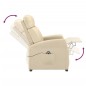 vidaXL Aufstehsessel Creme Stoff vidaXL Aufstehsessel Creme Stoff