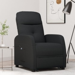 vidaXL Aufstehsessel Schwarz Stoff
