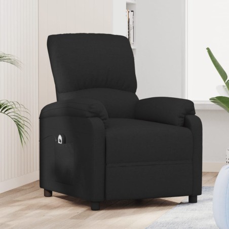 vidaXL Aufstehsessel Schwarz Stoff