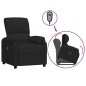 vidaXL Aufstehsessel Schwarz Stoff vidaXL Aufstehsessel Schwarz Stoff
