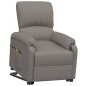 vidaXL Massagesessel mit Aufstehhilfe Taupe Stoff vidaXL Massagesessel mit Aufstehhilfe Taupe Stoff
