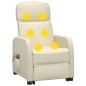 vidaXL Massagesessel mit Aufstehhilfe Creme Kunstleder vidaXL Massagesessel mit Aufstehhilfe Creme Kunstleder