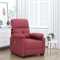 vidaXL Massagesessel mit Aufstehhilfe Weinrot Stoff vidaXL Massagesessel mit Aufstehhilfe Weinrot Stoff
