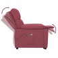 vidaXL Massagesessel mit Aufstehhilfe Weinrot Stoff vidaXL Massagesessel mit Aufstehhilfe Weinrot Stoff