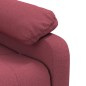 vidaXL Massagesessel mit Aufstehhilfe Weinrot Stoff vidaXL Massagesessel mit Aufstehhilfe Weinrot Stoff