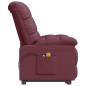 vidaXL Massagesessel mit Aufstehhilfe Lila Stoff vidaXL Massagesessel mit Aufstehhilfe Lila Stoff