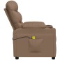 vidaXL Massagesessel Cappuccino-Braun Kunstleder vidaXL Massagesessel Cappuccino-Braun Kunstleder