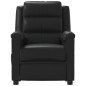 vidaXL Massagesessel Schwarz Kunstleder vidaXL Massagesessel Schwarz Kunstleder