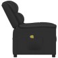 vidaXL Massagesessel Schwarz Kunstleder vidaXL Massagesessel Schwarz Kunstleder
