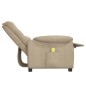 vidaXL Massagesessel Hellgrau Mikrofasergewebe vidaXL Massagesessel Hellgrau Mikrofasergewebe