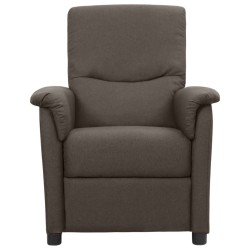 vidaXL Massagesessel Braun Stoff