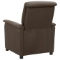 vidaXL Massagesessel Braun Stoff vidaXL Massagesessel Braun Stoff