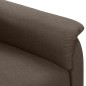 vidaXL Massagesessel Braun Stoff vidaXL Massagesessel Braun Stoff