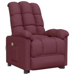 vidaXL Massagesessel Lila Stoff