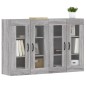 vidaXL Wandschränke 2 Stk. Grau Sonoma Holzwerkstoff vidaXL Wandschränke 2 Stk. Grau Sonoma Holzwerkstoff