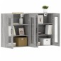 vidaXL Wandschränke 2 Stk. Grau Sonoma Holzwerkstoff vidaXL Wandschränke 2 Stk. Grau Sonoma Holzwerkstoff
