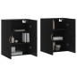 vidaXL Wandschränke 2 Stk. Schwarz 69,5x34x90 cm vidaXL Wandschränke 2 Stk. Schwarz 69,5x34x90 cm