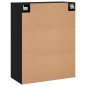 vidaXL Wandschränke 2 Stk. Schwarz 69,5x34x90 cm vidaXL Wandschränke 2 Stk. Schwarz 69,5x34x90 cm